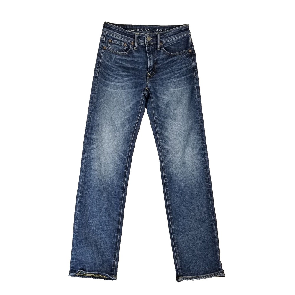American‎ Eagle jeans men's 29x32 skinny straight Next Level Airflex blue denim